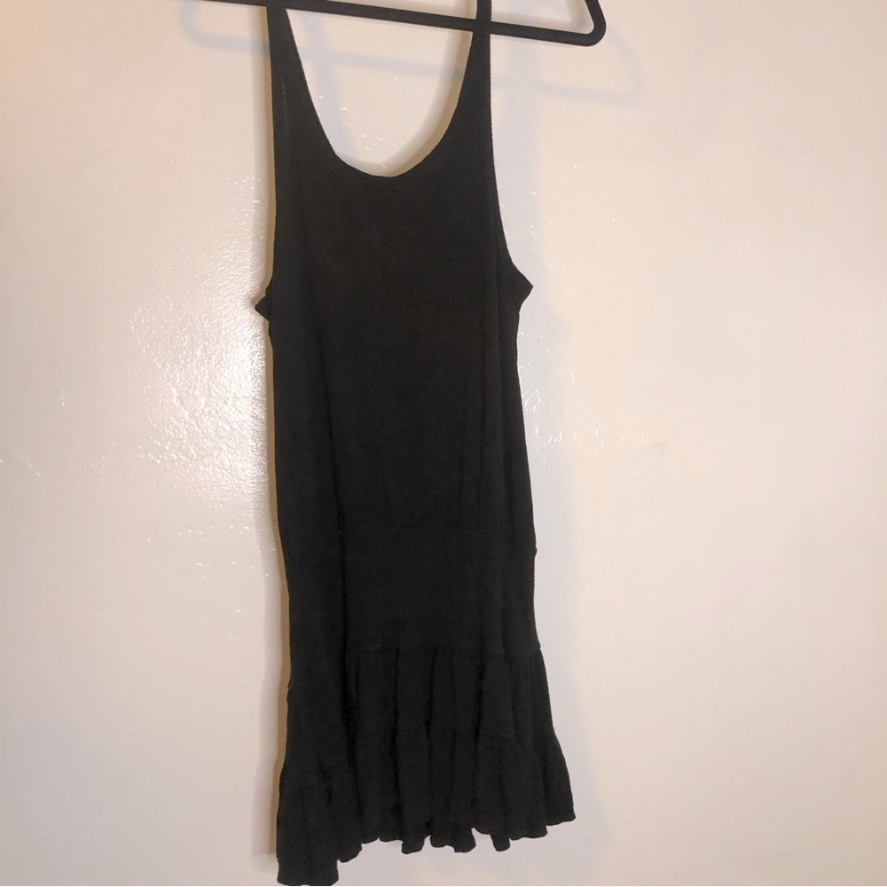 Lucy Love Black Large Coverup Short Dress